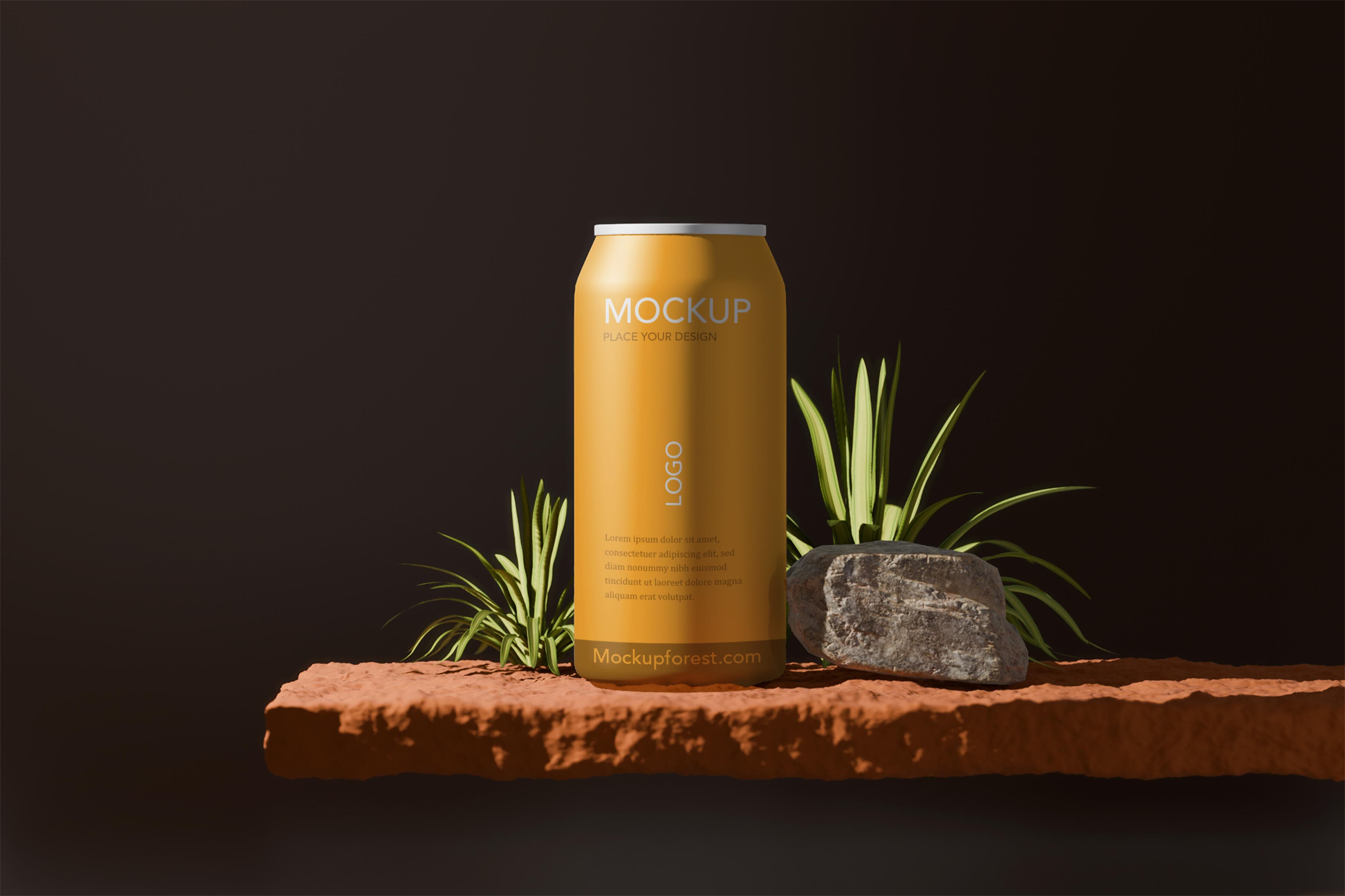 Soda Can PSD Mockup - Free Download
