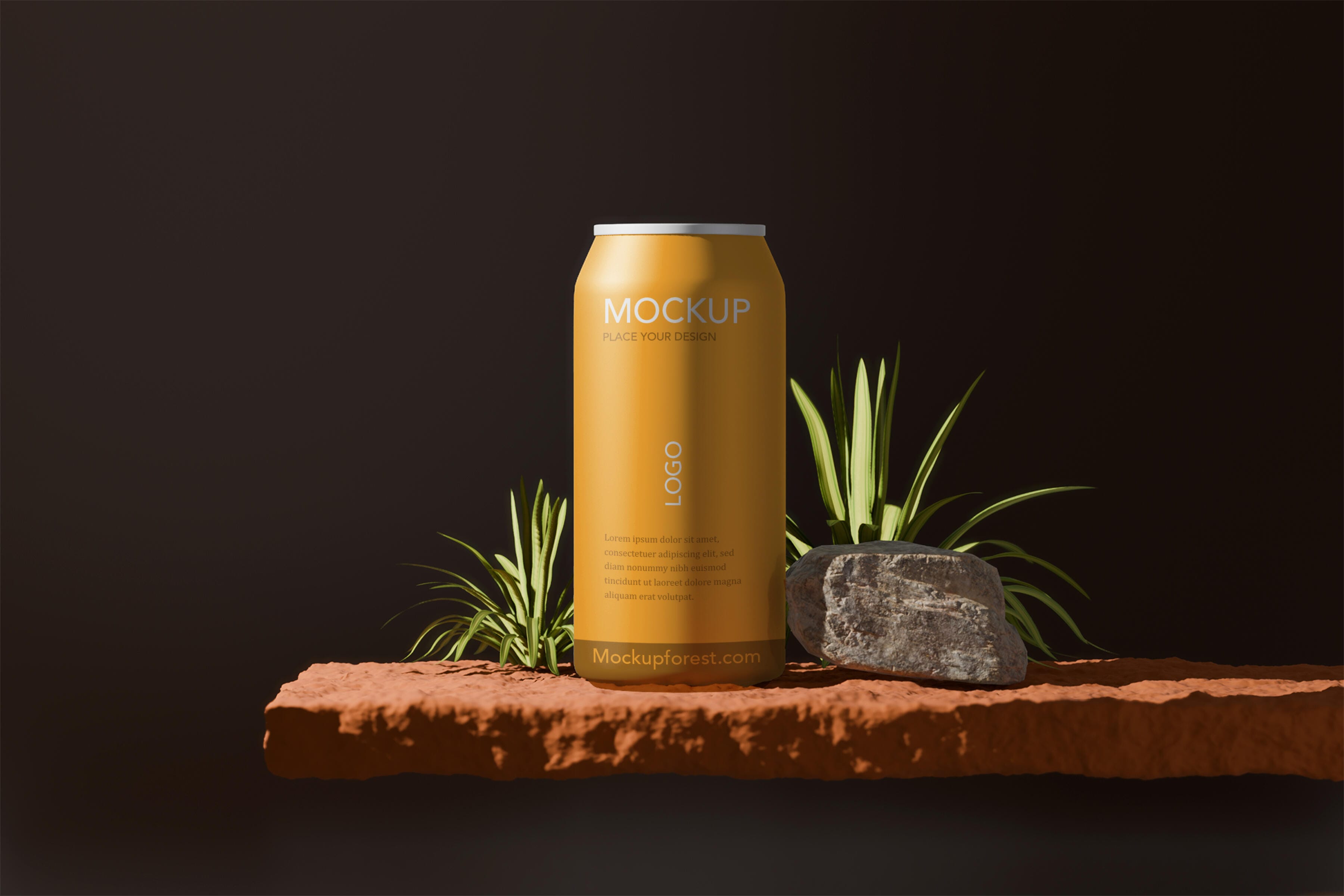 Soda Can PSD Mockup - Free Download