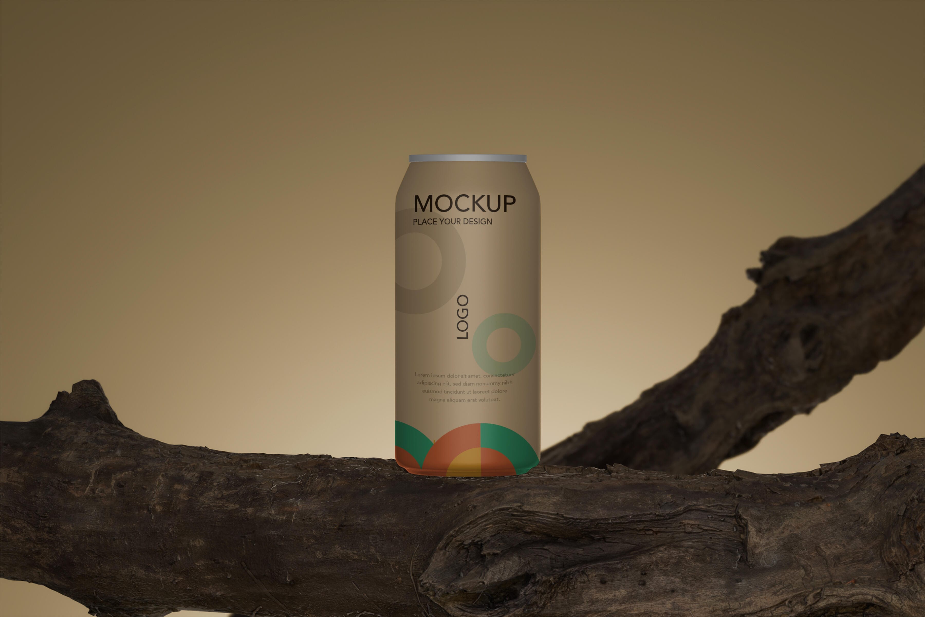 Soft Drink Can Mockup